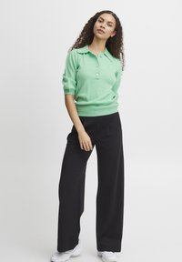b.young BYNONINA - Strickpullover - ming green melange