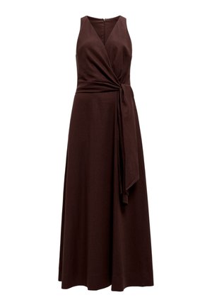 Forever New, ZOEY HALTER TIE MIDI - Μάξι φόρεμα - chocolate