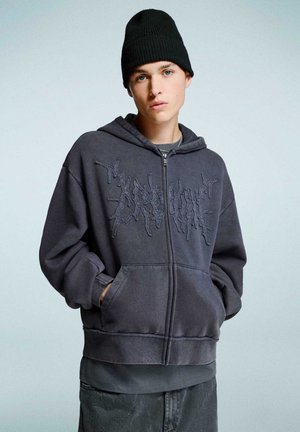 Sweatjakke - light blue denim