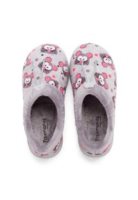 Pisamonas Pantofole - gris y rosa
