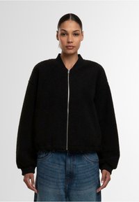 Urban Classics STRUCTURED - Jakna od flisa - black
