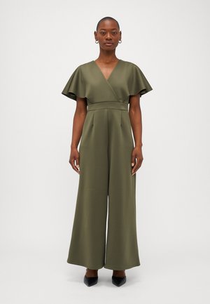 WAL G PETITE WEDDING BETTY WRAP - Combinaison - dark khaki