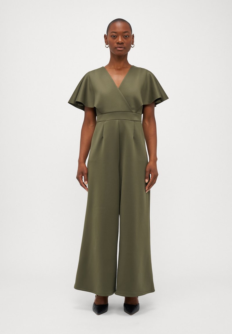 WAL G PETITE WEDDING BETTY WRAP - Ολόσωμη φόρμα - dark khaki