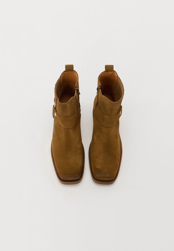 KORA CHELSEA ROCK - Cowboy/biker ankle boot - tan4