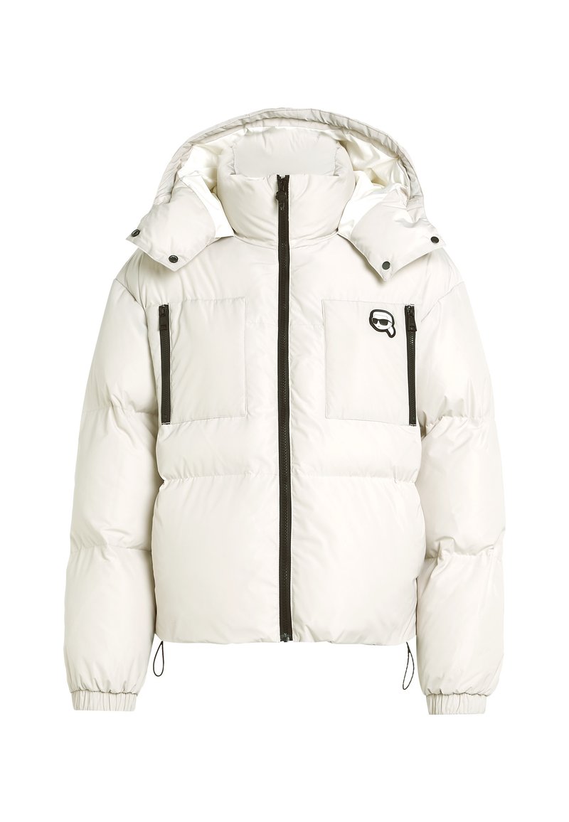 KARL LAGERFELD IKON PUFFER - Chaqueta de invierno - off white/crema ...
