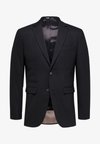 Woven Wool Blend - Giacca - black