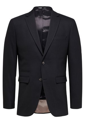 Selected, Woven Wool Blend - Pikkutakki - black