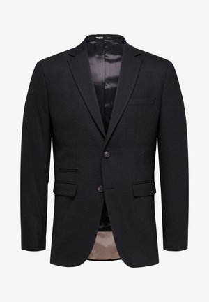 Selected, Woven Wool Blend - Pikkutakki - black
