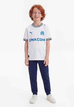 Puma, OLYMPIQUE MARSEILLE HOME UNISEX - Camiseta de fútbol - white/royal blue