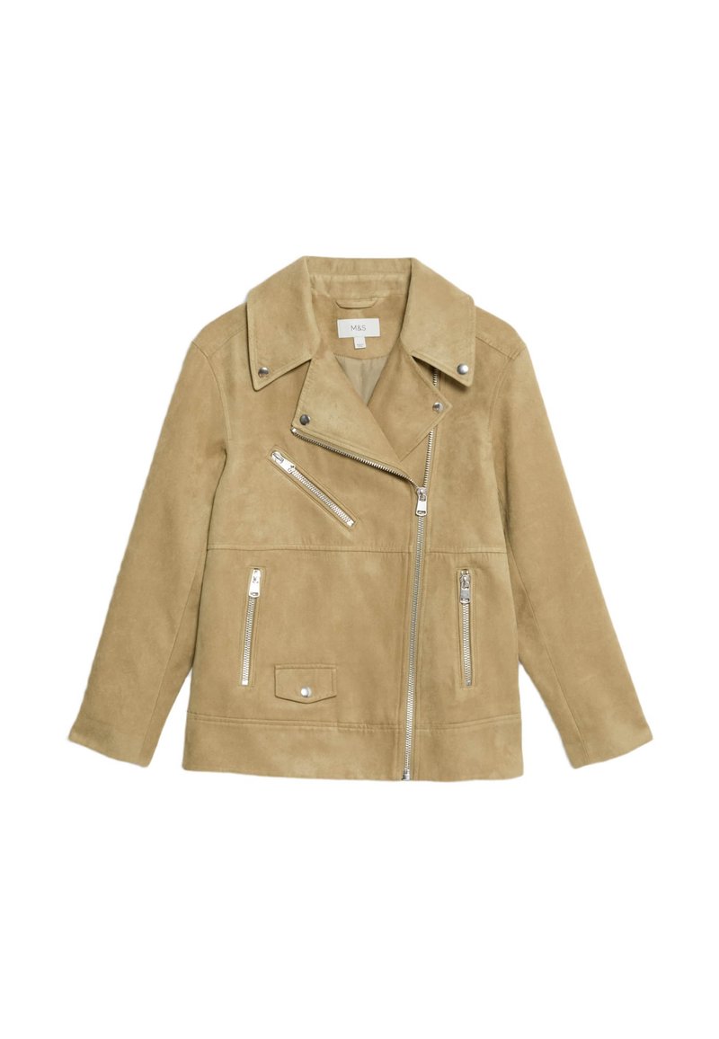 Chaqueta de cuero sintético
