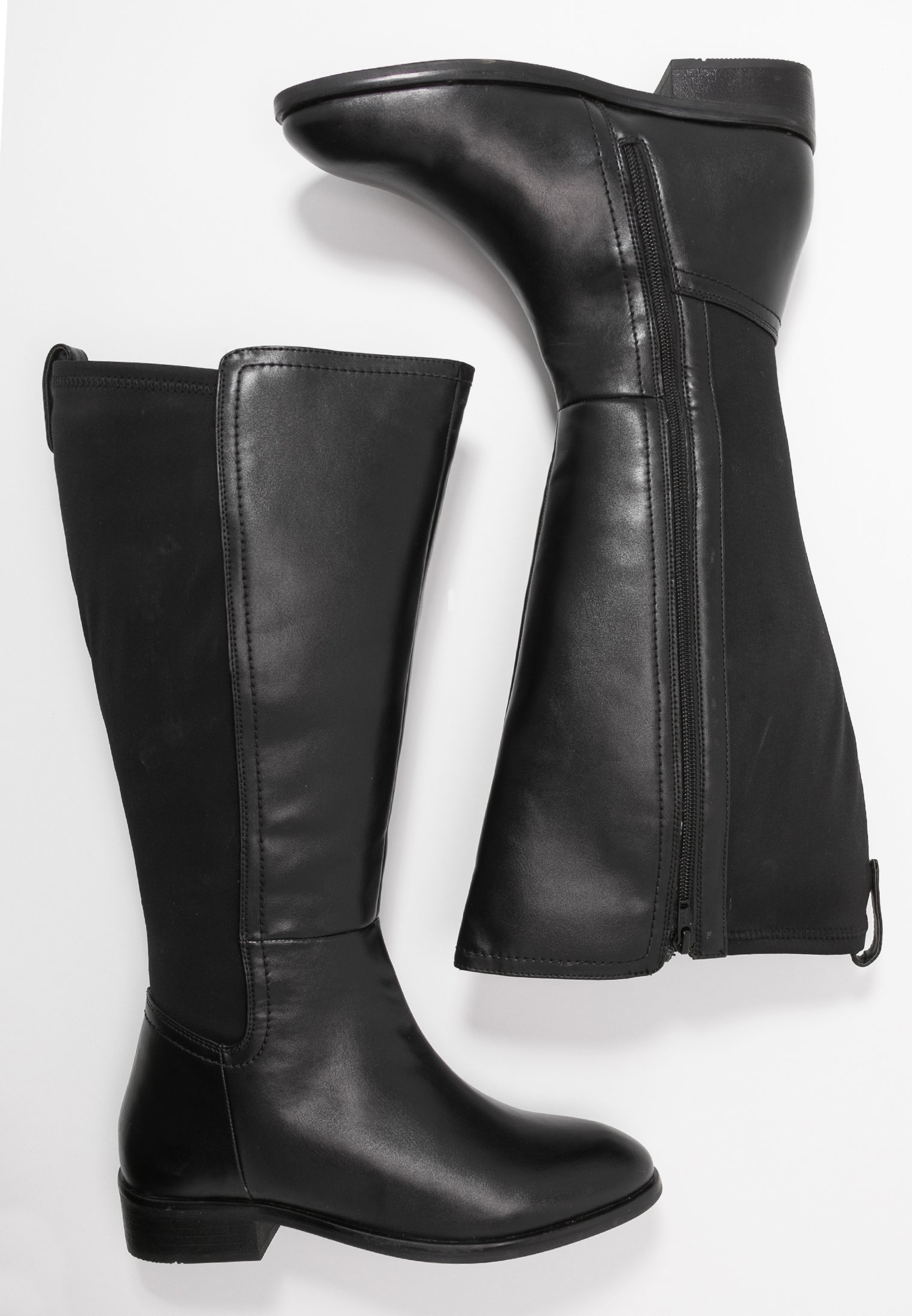 Simply Be WIDE FIT DIXIE STRETCH BACK KNEE HIGH BOOT Simply Be WIDE FIT DIXIE STRETCH BACK KNEE HIGH BOOT