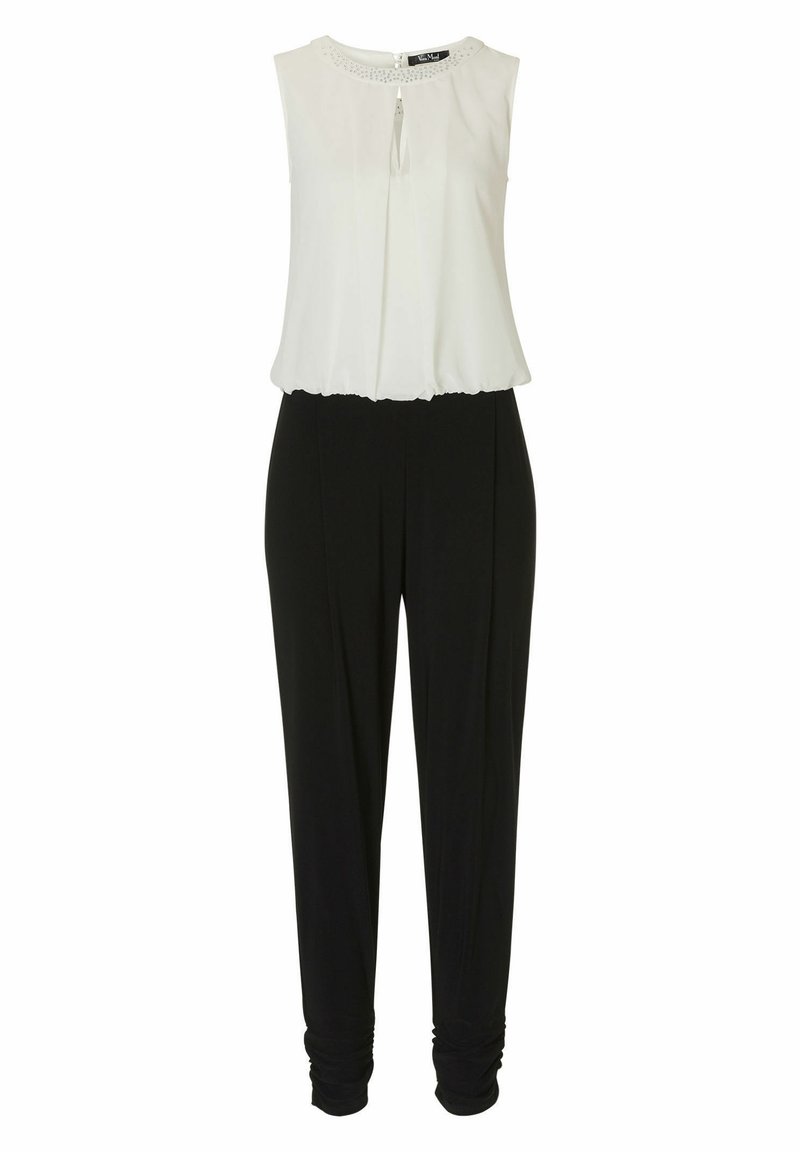 Damen Kleider | Vera Mont MIT CUT OUTS Jumpsuit black/cream/schwarz - JW49620 Damen Kleider | Vera Mont MIT CUT OUTS Jumpsuit black/cream/schwarz - JW49620