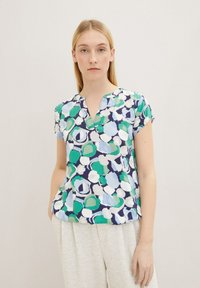 TOM TAILOR Bluse - green flower design