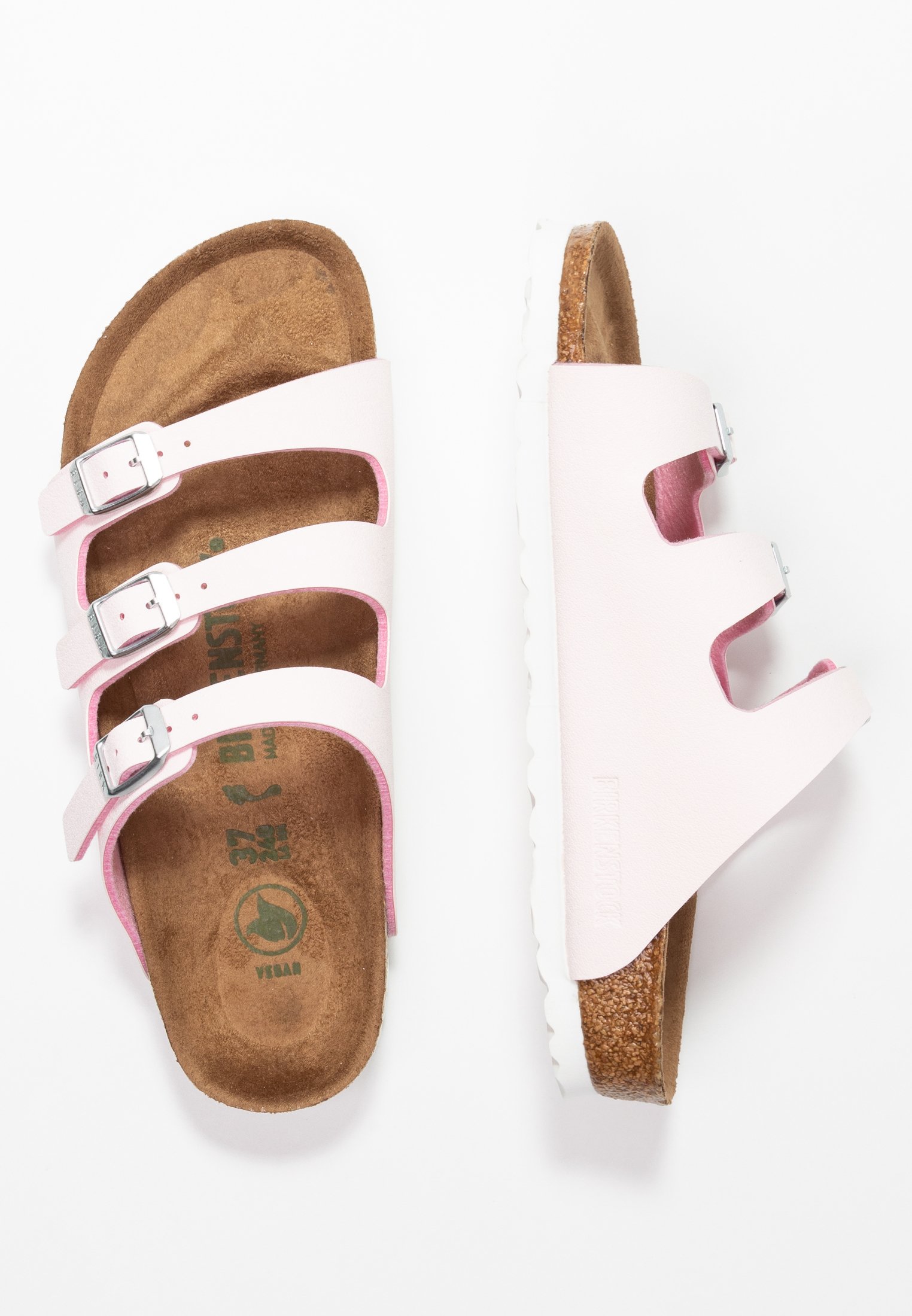 Birkenstock FLORIDA FRESH BF - Mules - brushed rose/light pink - Zalando