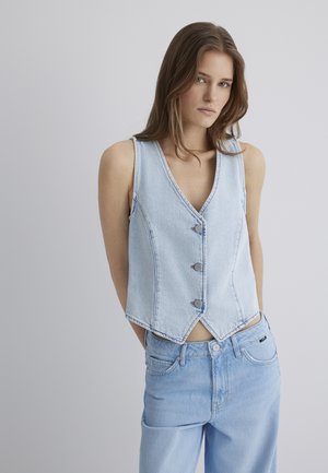 Mavi Waistcoat - bleached