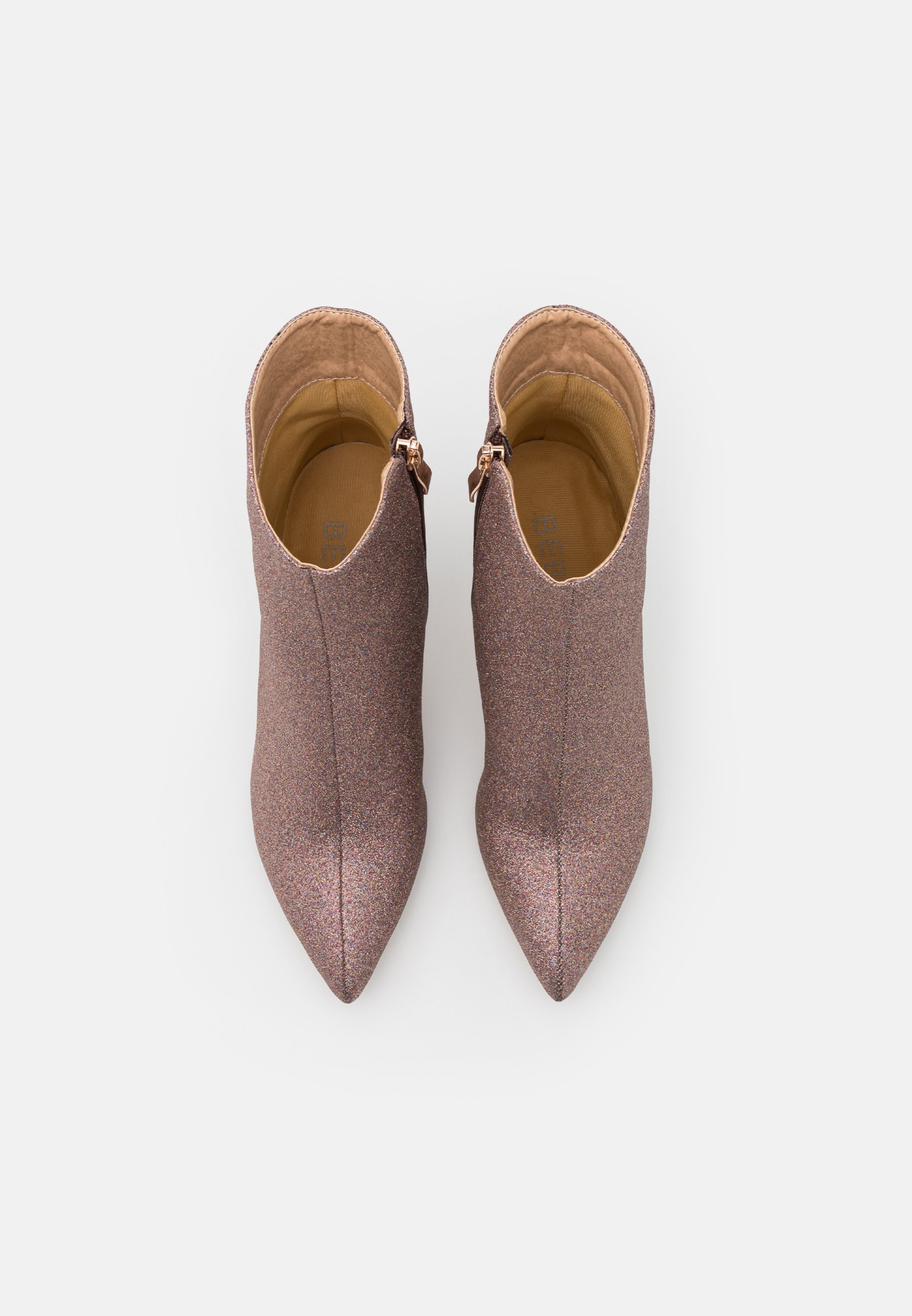 rose gold ankle boots uk