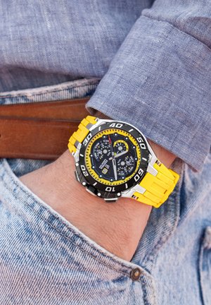 Festina, CHRONO BIKE - Rannekello ajanottotoiminnolla - yellow