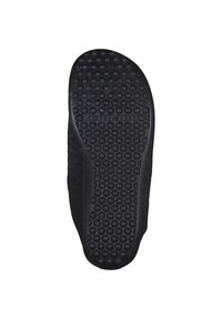 Black shoe sole featuring a textured surface with rounded grips and a slightly raised edge. The brand name "leguano" is present in the design.