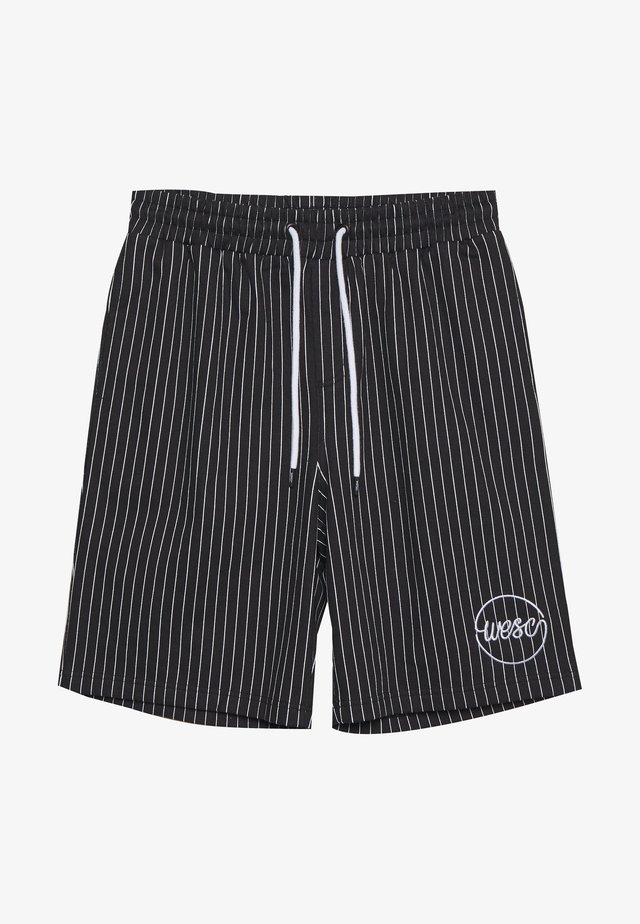 MARTY PINSTRIPE - Short - black