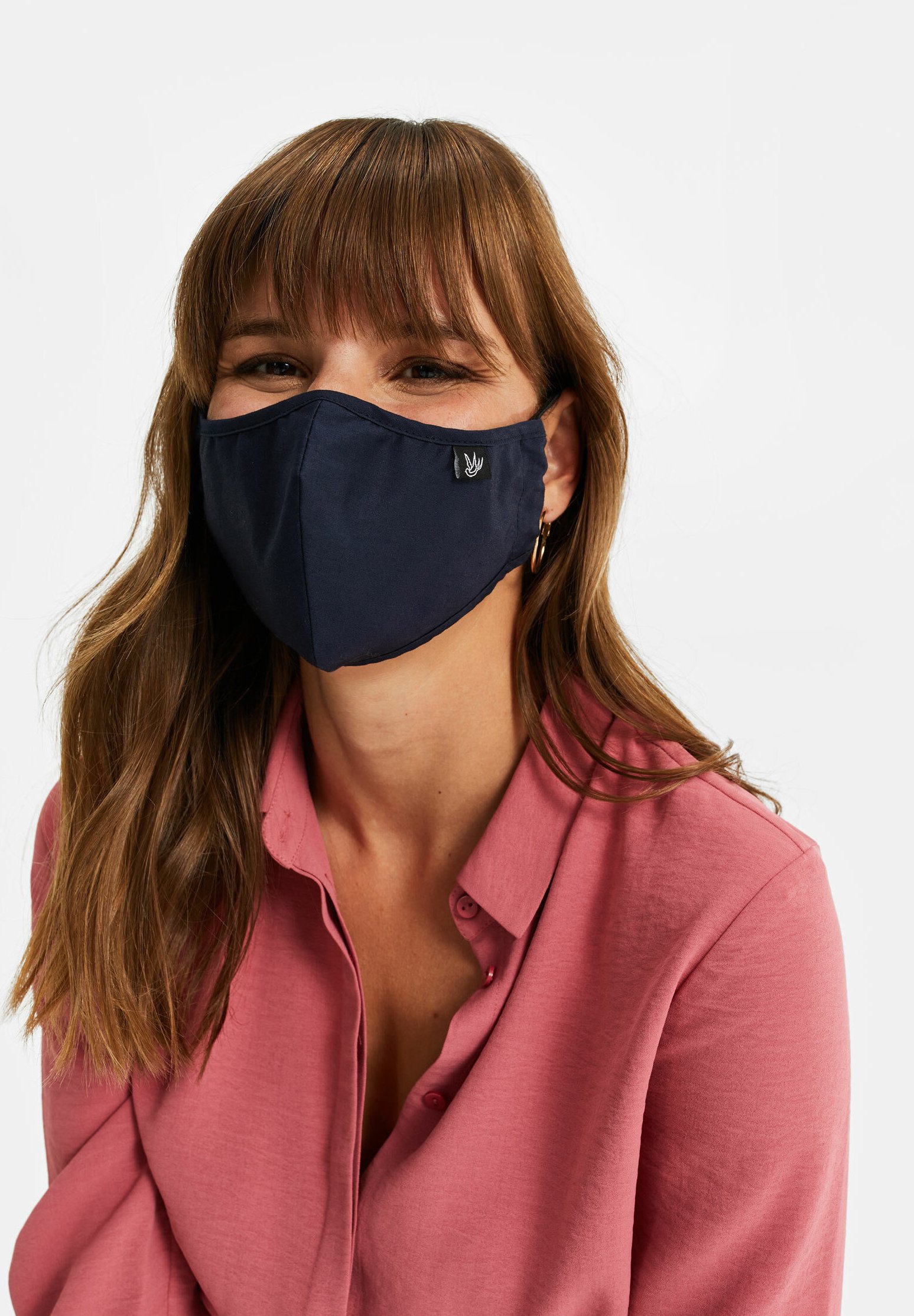 WE Fashion Stoffen mondkapje - dark blue/donkerblauw - Zalando.nl