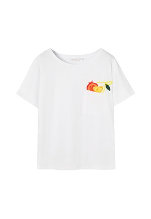 TATUUM, ARTICLE TAG: T-SHIRT/TOP - ARTICLE NAME: MONKI - Trükipildiga T-särk - white