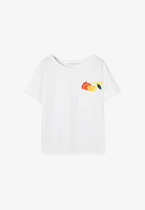TATUUM, ARTICLE TAG: T-SHIRT/TOP - ARTICLE NAME: MONKI - T-shirt imprimé - white