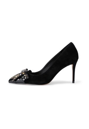 BELGRAVIA STUD BOW - Classic heels - black comb