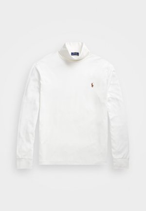 SOFT COTTON ROLL NECK - Tops ar garām piedurknēm - nevis