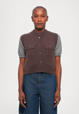 CAPRARA - Vest - cioccolato