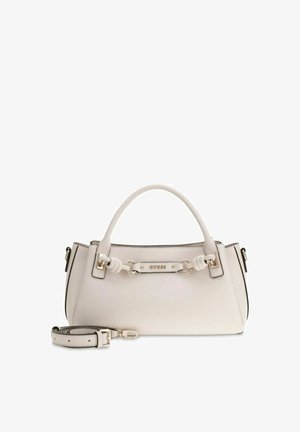 Guess, CAMELIA 3 COMP SATCHEL - Sac à main - cream white