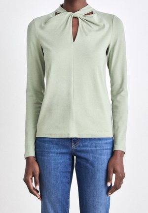 Camiseta de manga larga - mottled grey