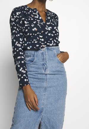 ICHI, Blouse - dark blue