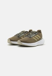 adidas Performance FALCON 3.0 - Zapatillas running asfalto - olive strata/gold metallic/putty grey