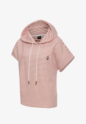H.I.S, T-Shirt print - rot offwhite