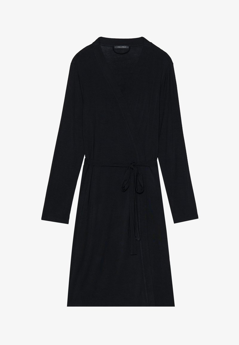 Anna Field LIGHTWEIGHT JERSEY ROBE - Dressing gown - black - Zalando.co.uk Anna Field LIGHTWEIGHT JERSEY ROBE - Dressing gown - black - Zalando.co.uk