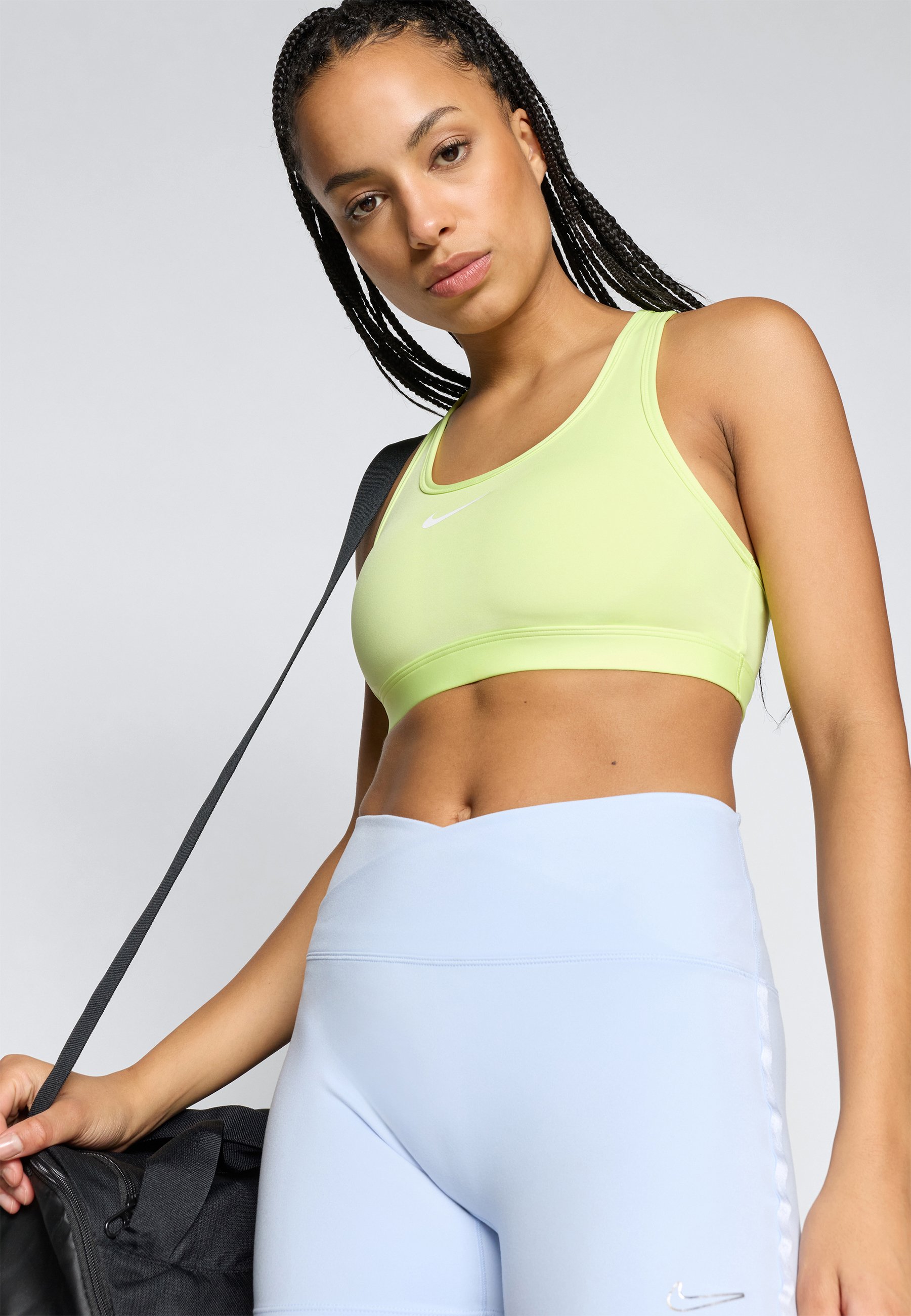 nike lime sports bra