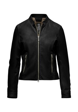 NATY  - Leather jacket - black