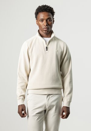 PuroEgo, SUDADERA CUELLO MOCK CREMALLERA - Sudadera - arena