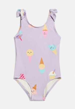 Lindex SWIMSUIT WITH KNOTS ICE  - Plavky - light lilac