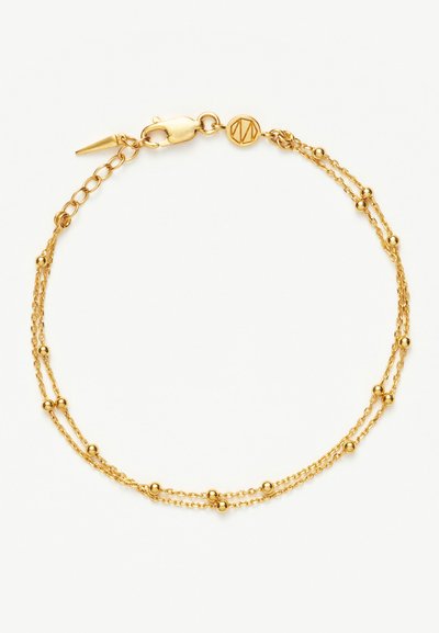 Missoma DOUBLE CHAIN BRACELET - Narukvica - gold-colured