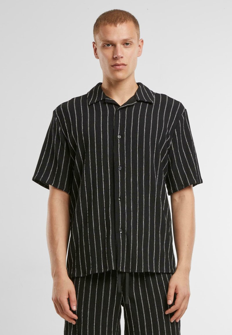Urban Classics - Marškiniai - black offwhite, Padidinti