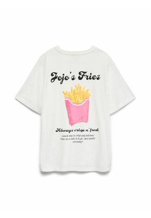 Vero Moda, T-SHIRT VMZANDRA T-SHIRT - T-Shirt print - snow white