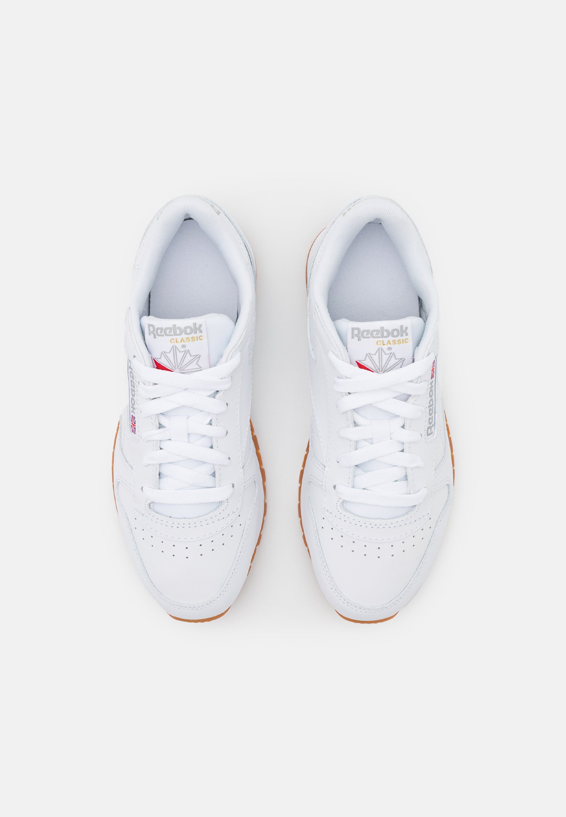 Reebok Classic CLASSIC LEATHER - Sneakers footwear white/pure grey/hvid - Zalando.dk