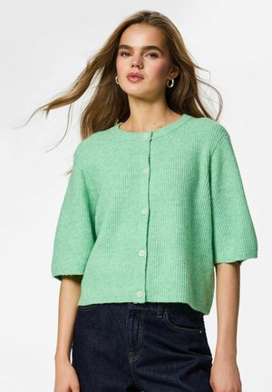 PCSILLY SS O-NECK NOOS BC - Cardigan - sprucestone