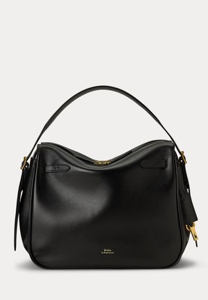 Polo Ralph Lauren, POLO ID LEATHER SATCHEL - Håndtasker - black