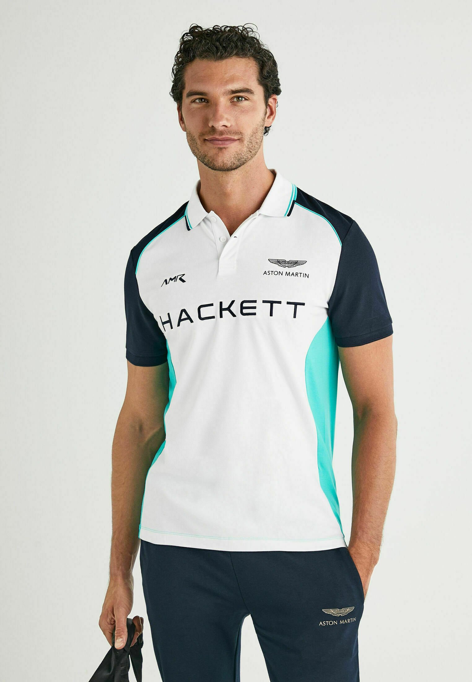 Hackett Aston Martin Racing Polo - white/blanco - Zalando.es