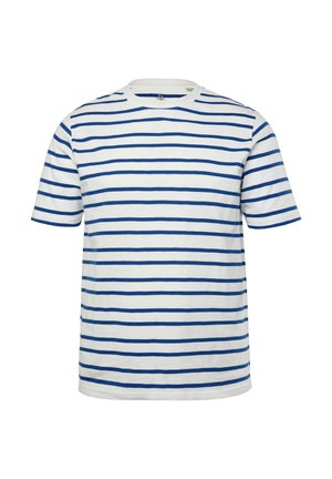 JP1880, AWARE STRIPED SHORT SLEEVE - T-Shirt print - off white