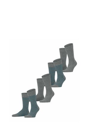 FINE STRIPE 4-PACK - Socken - marengo