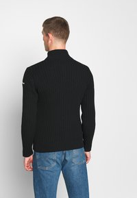 Schott PLECORAGE - Strickpullover - black