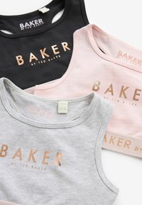 Baker by Ted Baker CROP 3 PACK - REGULAR FIT - Top - black grey pink